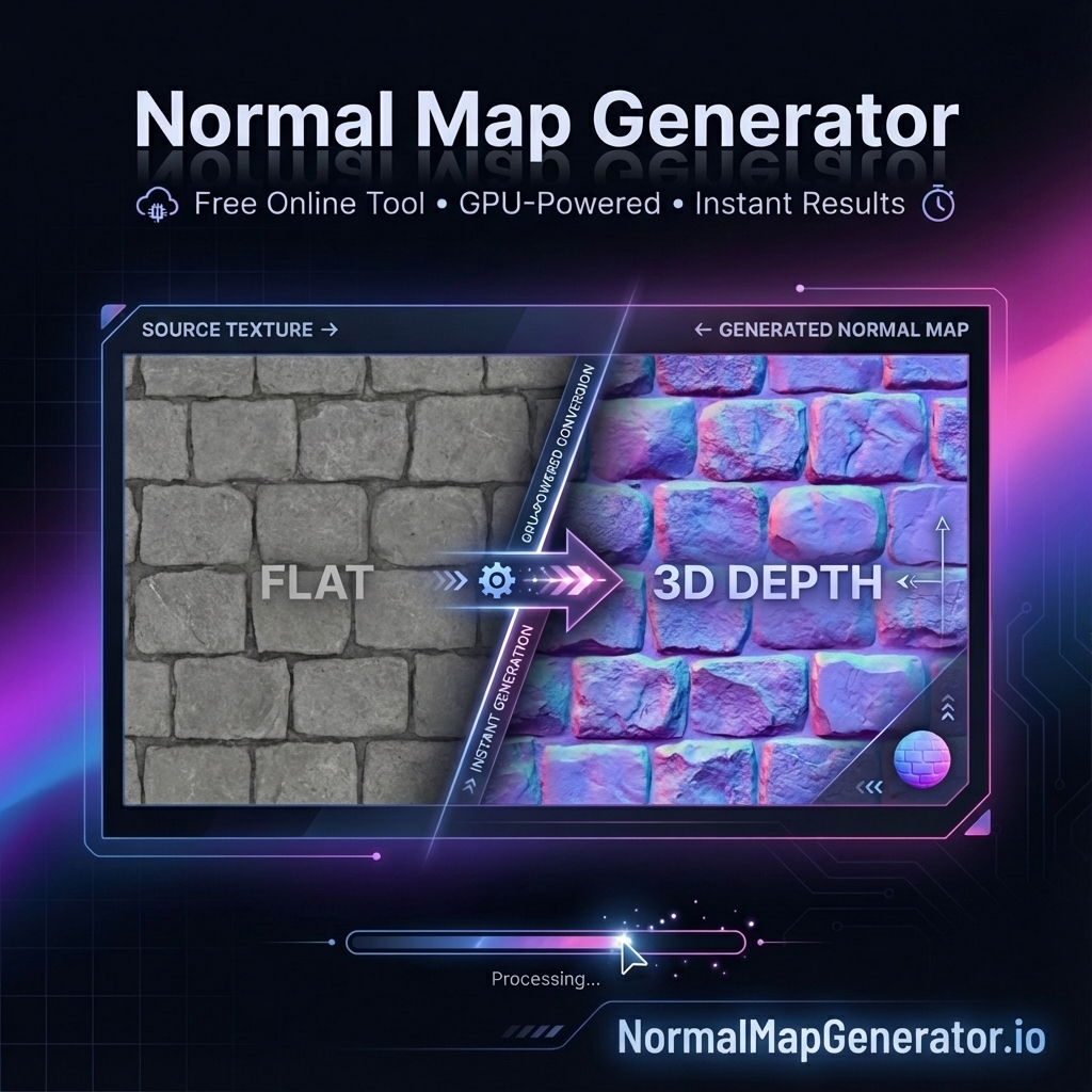 Normal Map Generator Online Free image 1