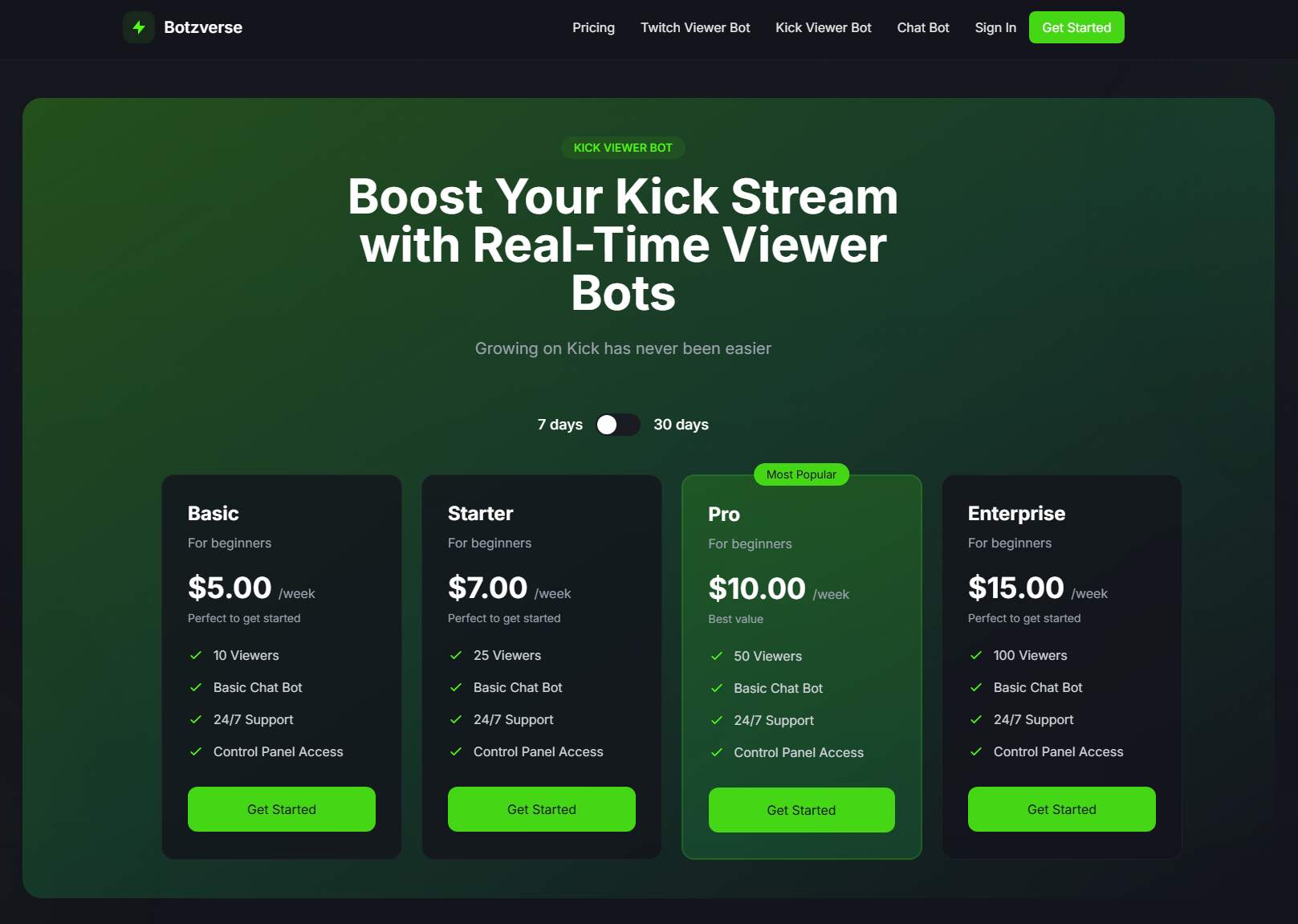 Kick and Twitch Services image 2