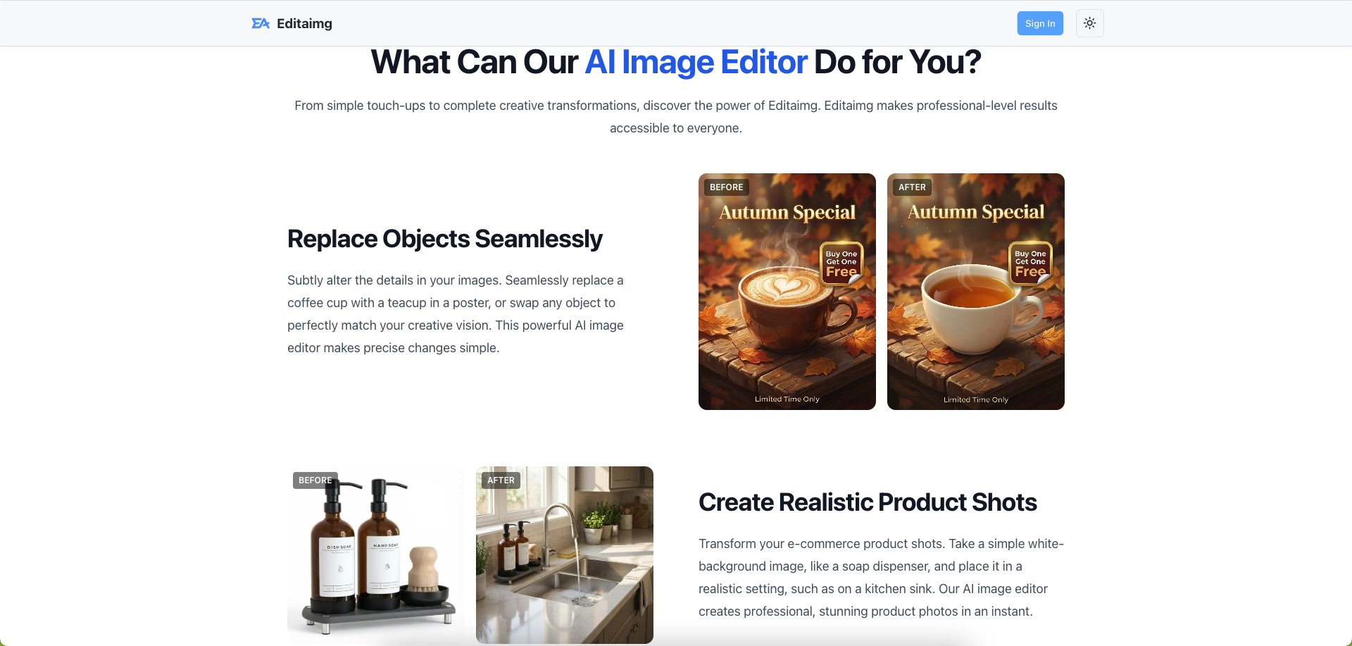 Editaimg: Edit and enhance photos with AI Image Editor image 2