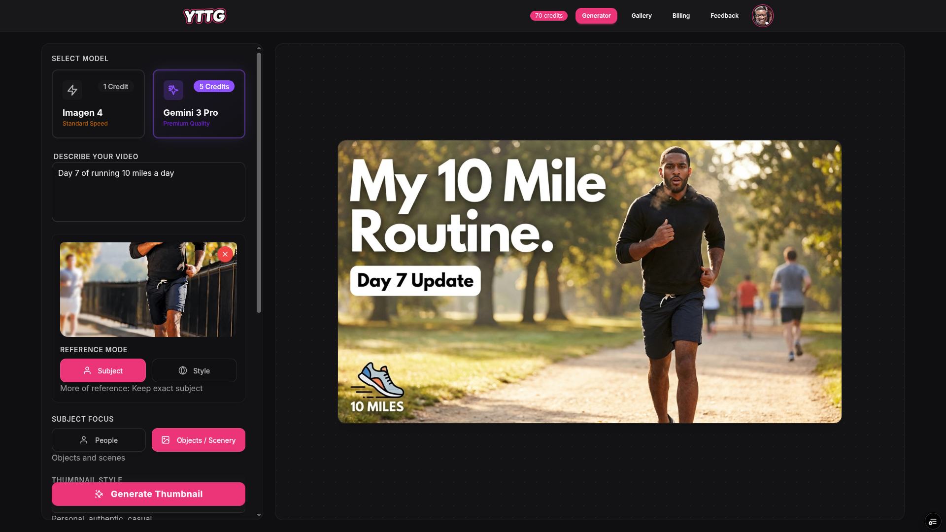 YTTG - YouTube Thumbnail Generator image 2