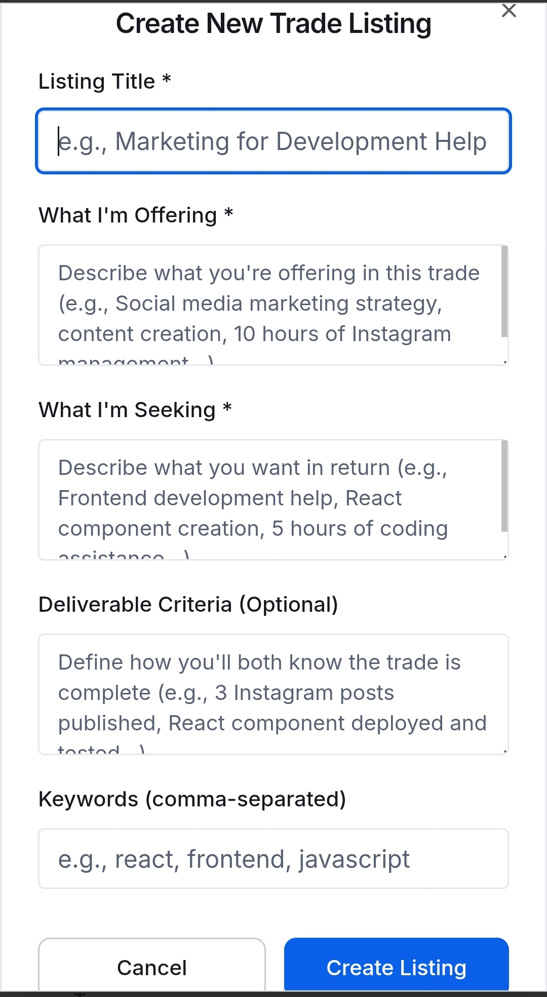 CoBuild - Skill Swap Marketplace for Founders image 1