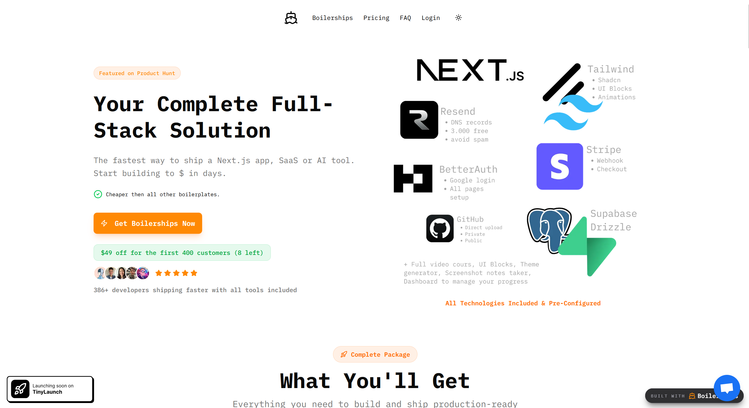 Boilerships – Generate full-stack boilerplates in minutes image 1