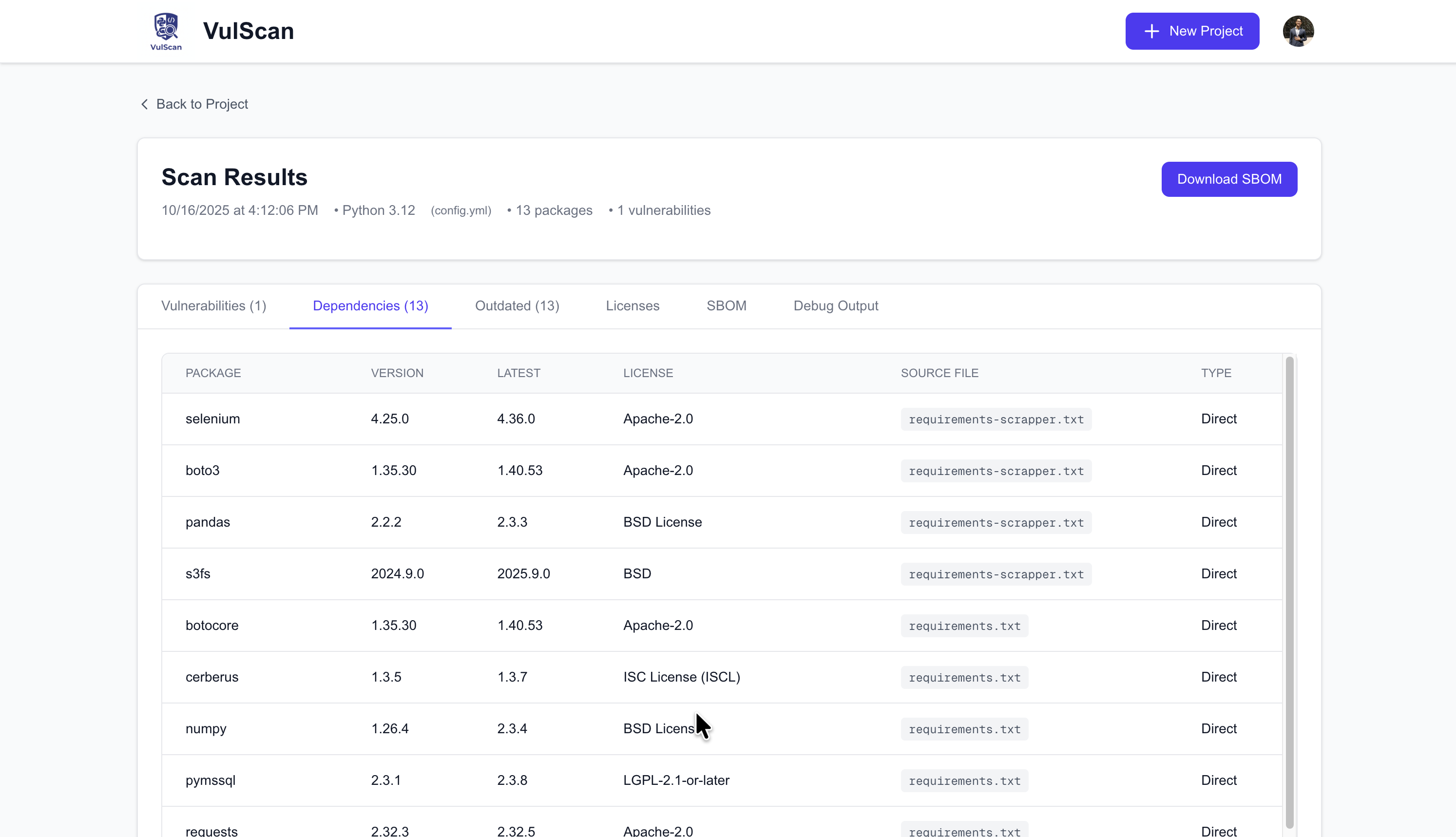 VulScan - Context-Aware Python Vulnerability Scanner image 2