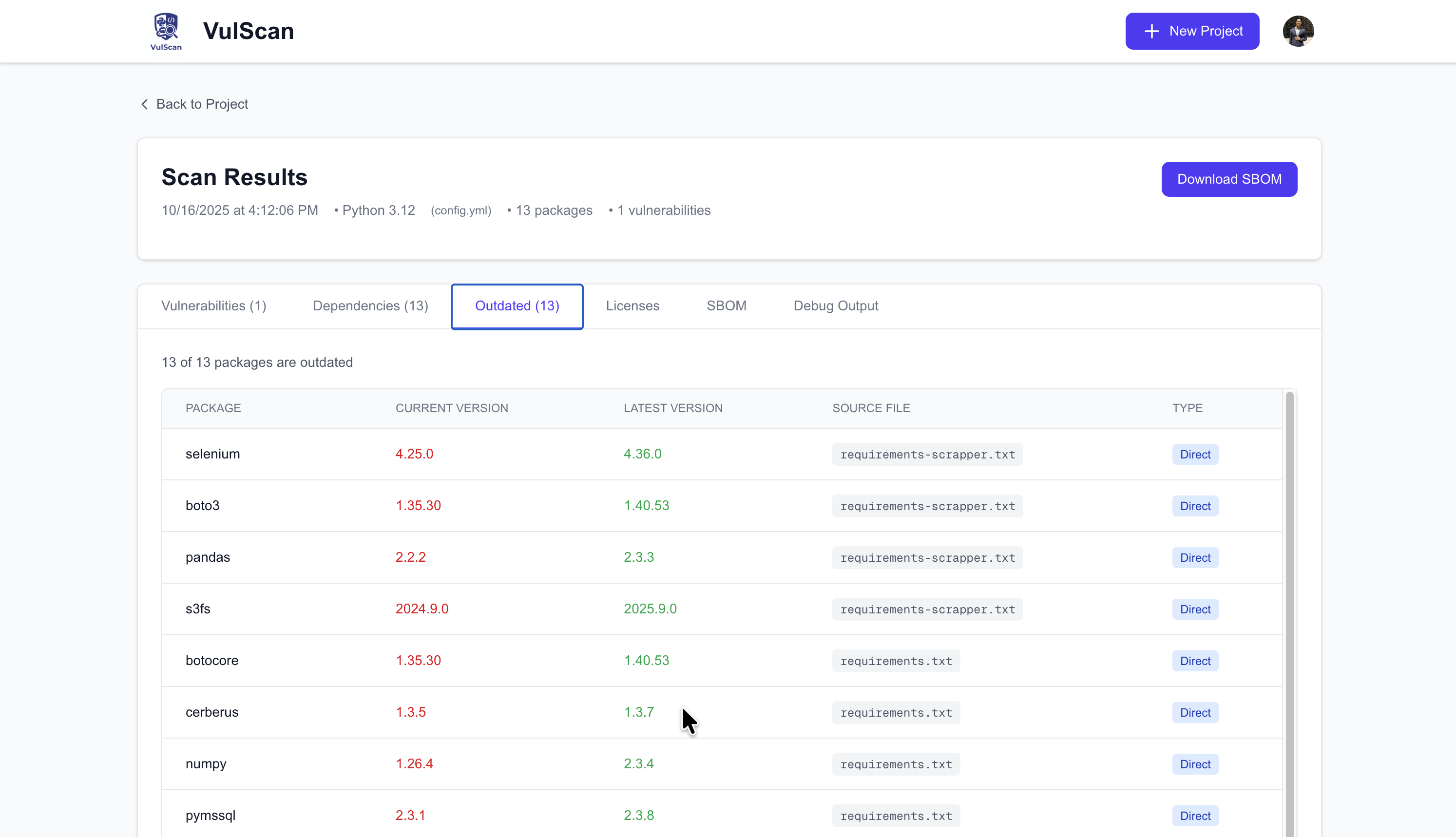 VulScan - Context-Aware Python Vulnerability Scanner image 3