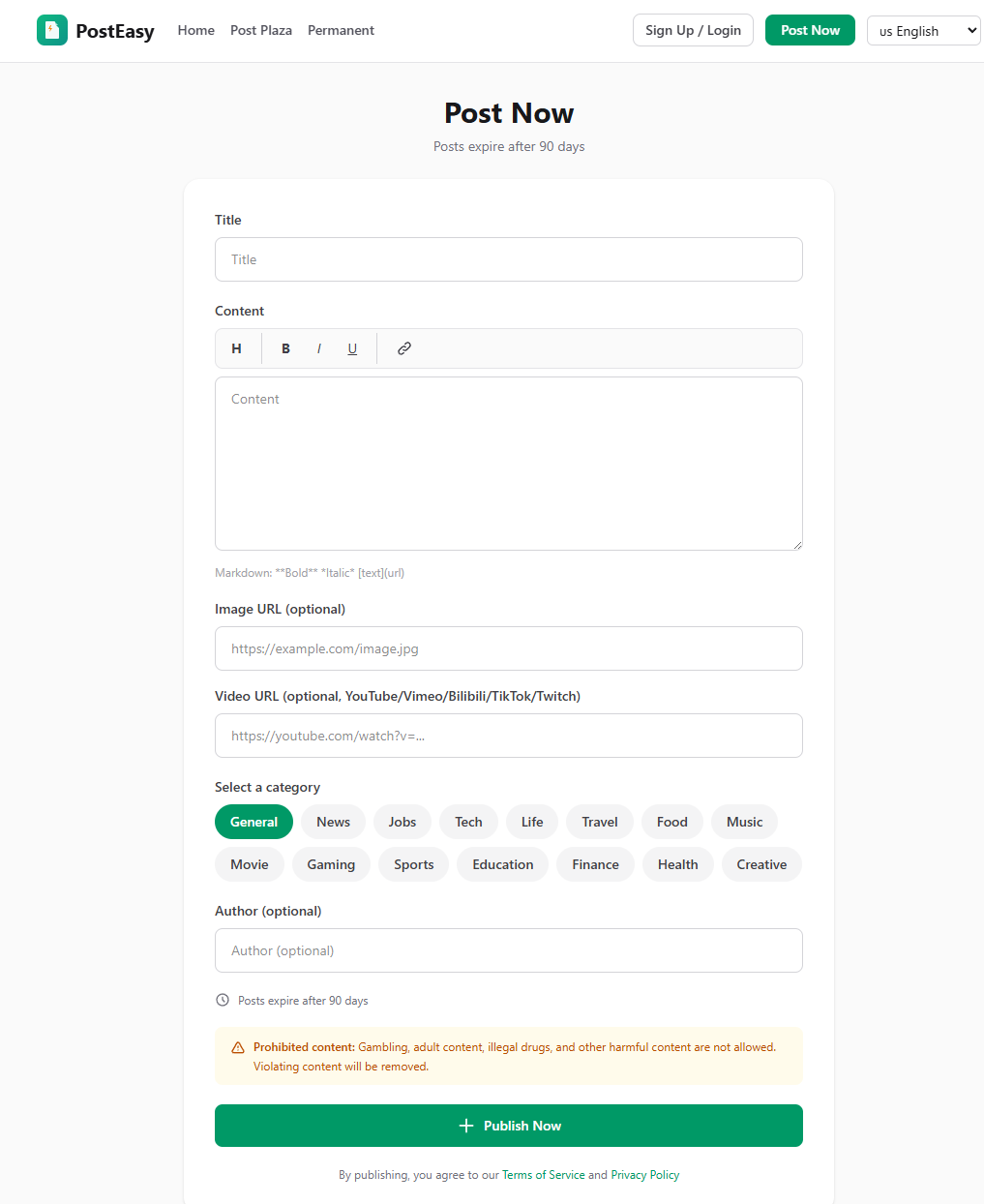 PostEasy - Post, Share, Discover image 2