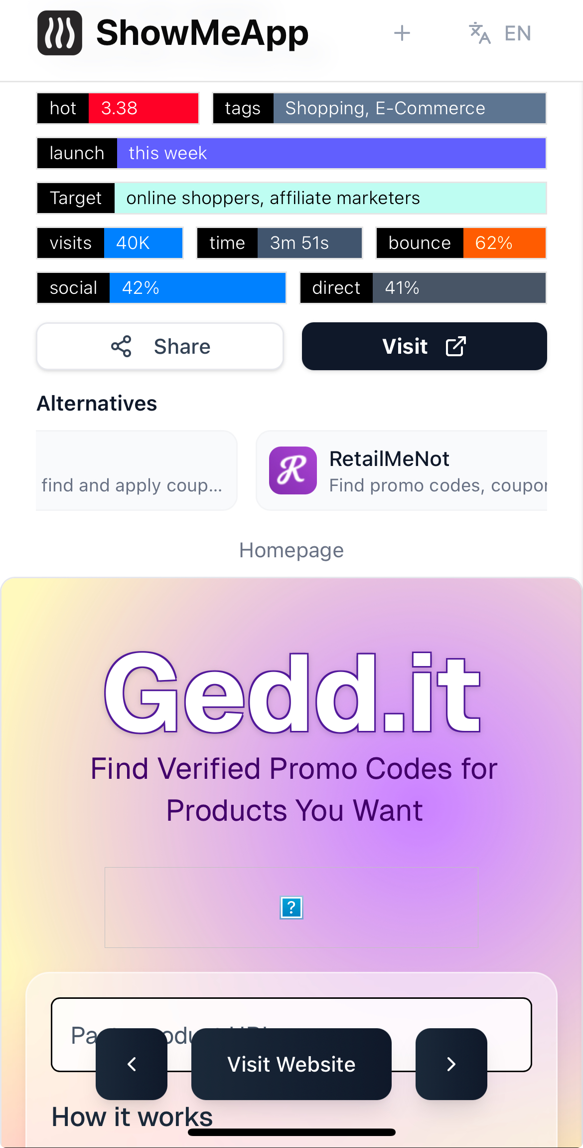 ShowMeApp.tech — Discover Trending & Newly Launched Products image 3