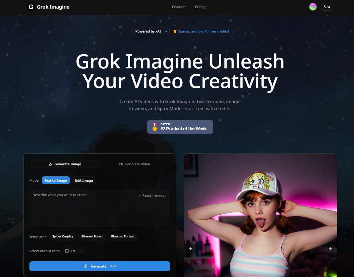 Grok Imagine image 1