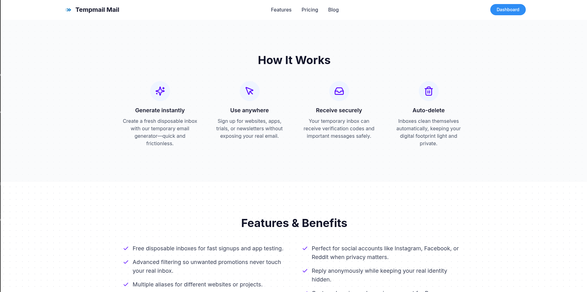 TempMailMail image 2