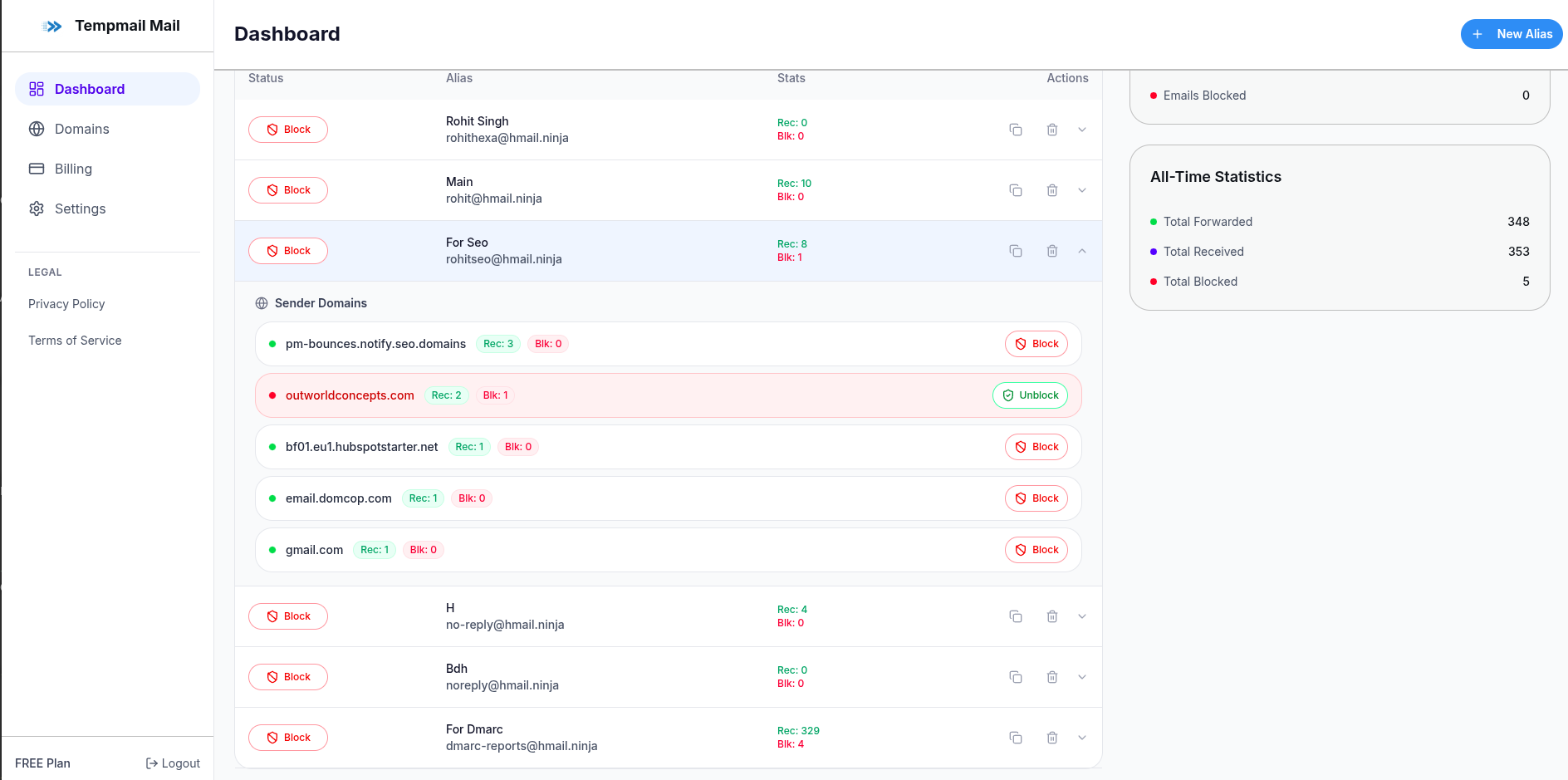 TempMailMail image 4