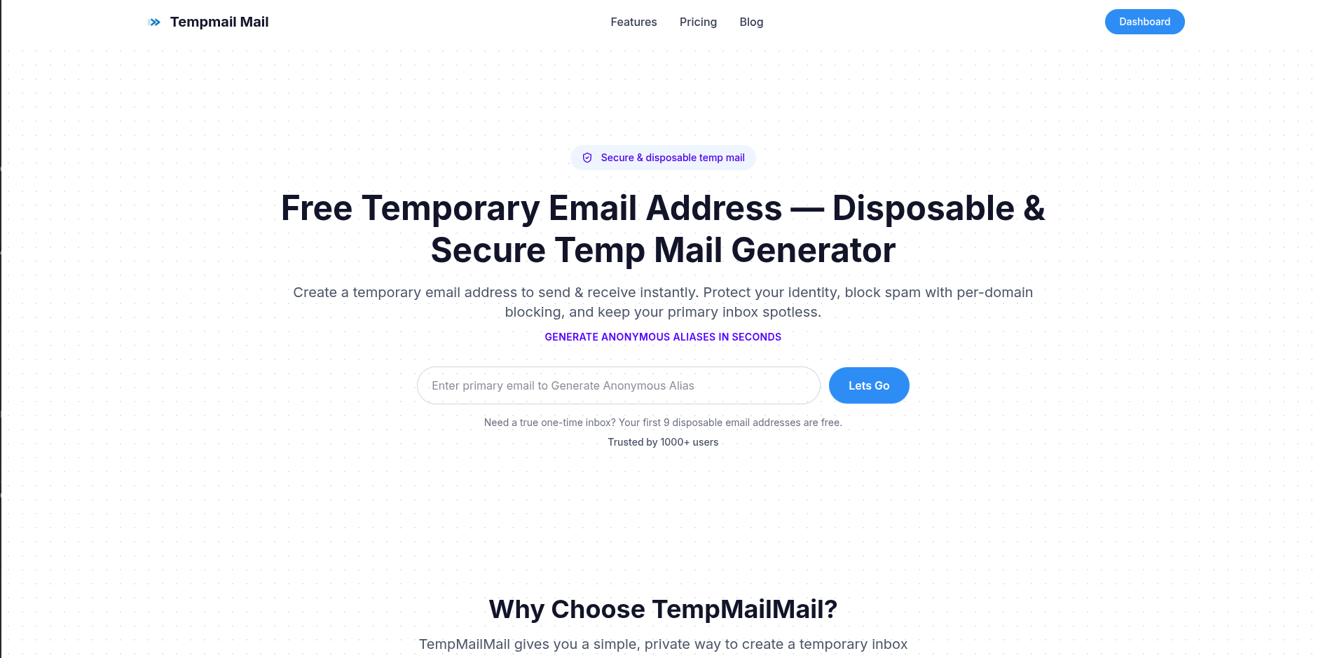 TempMailMail image 1