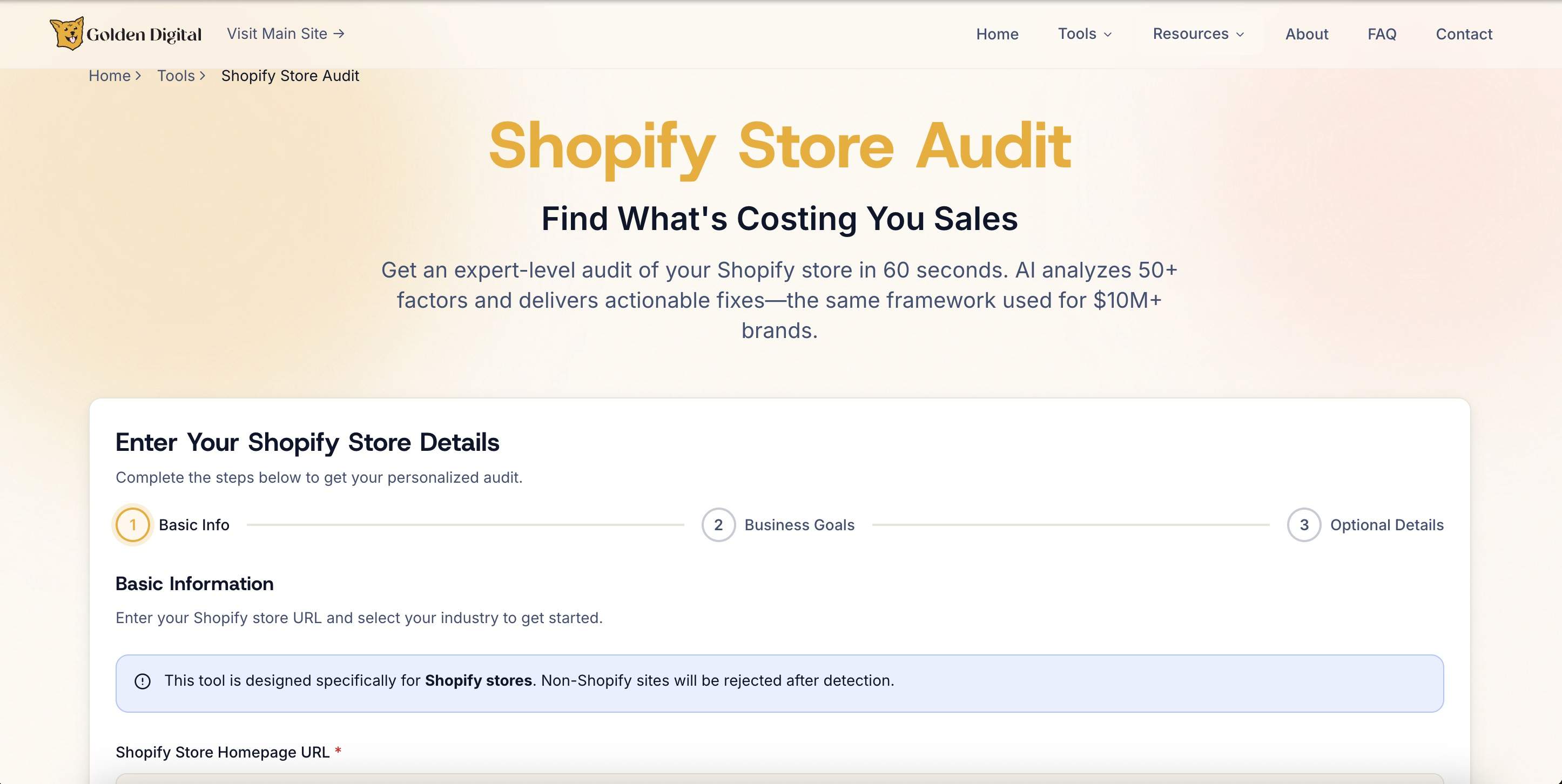 Golden Digital's Free D2C Marketing Tools image 2