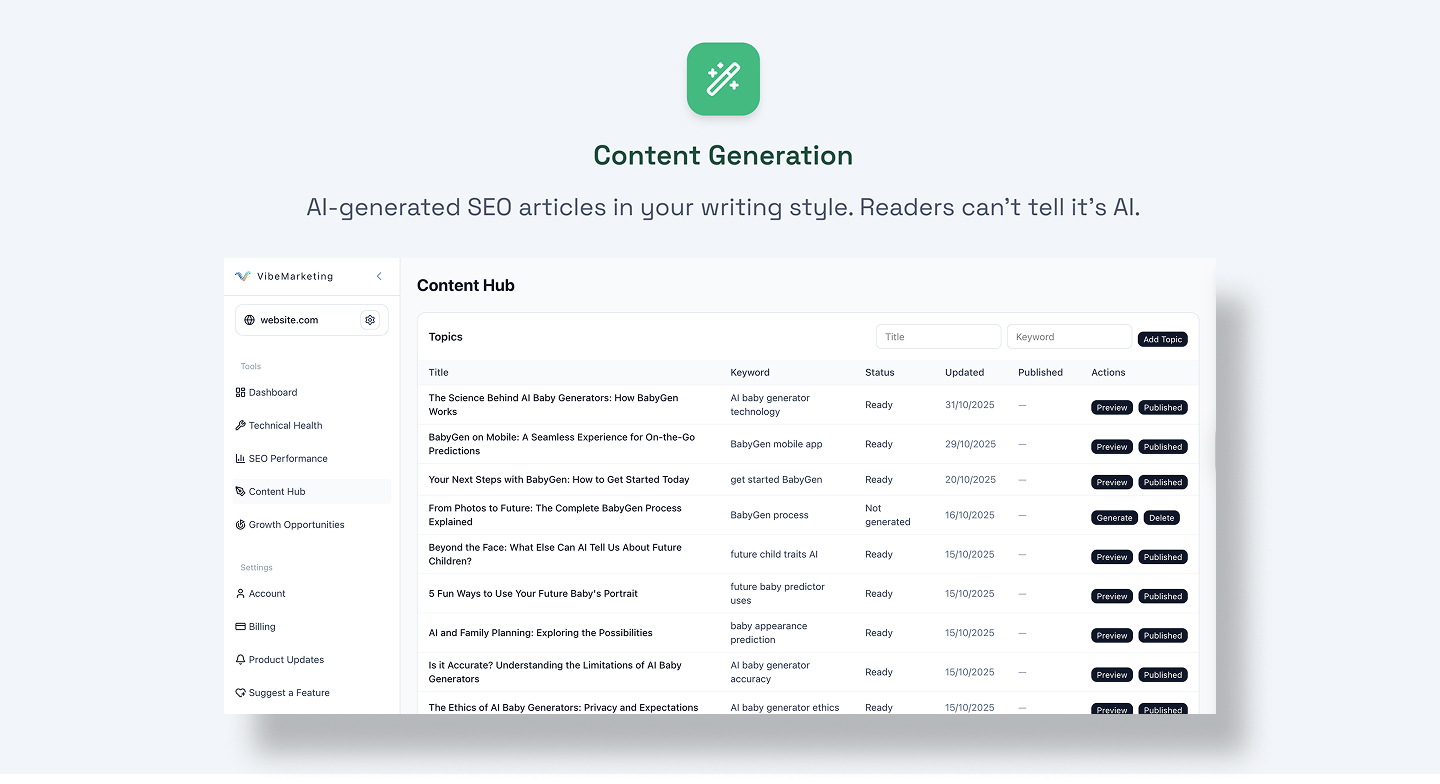 VibeMarketing | AI Marketing Platform image 2