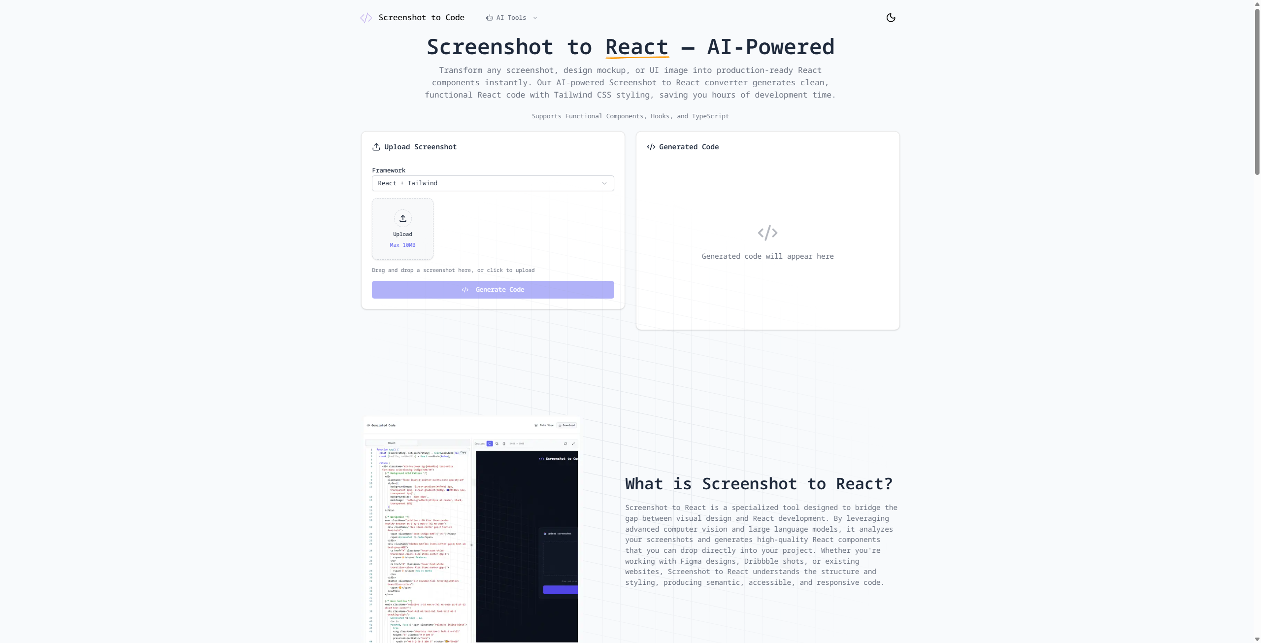 Screenshot to Code image 2