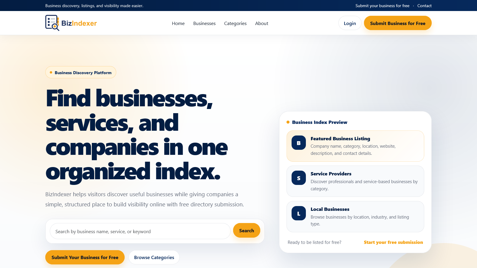 BizIndexer | Business Indexer image 1