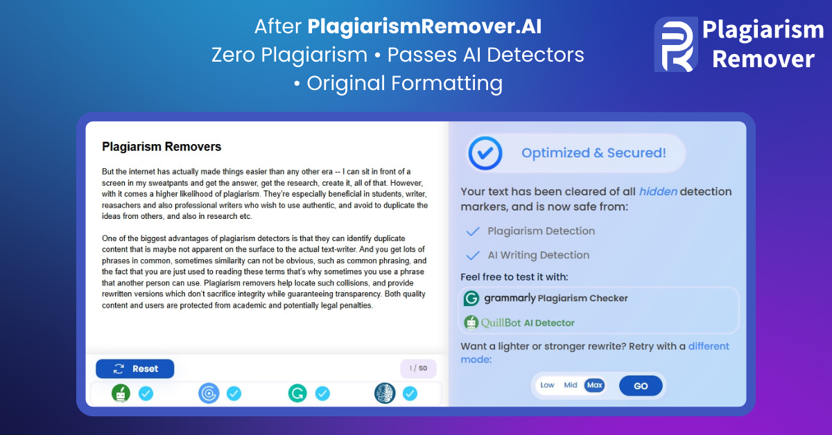 PlagiarismRemover.AI: Free AI Plagiarism Remover Tool image 2