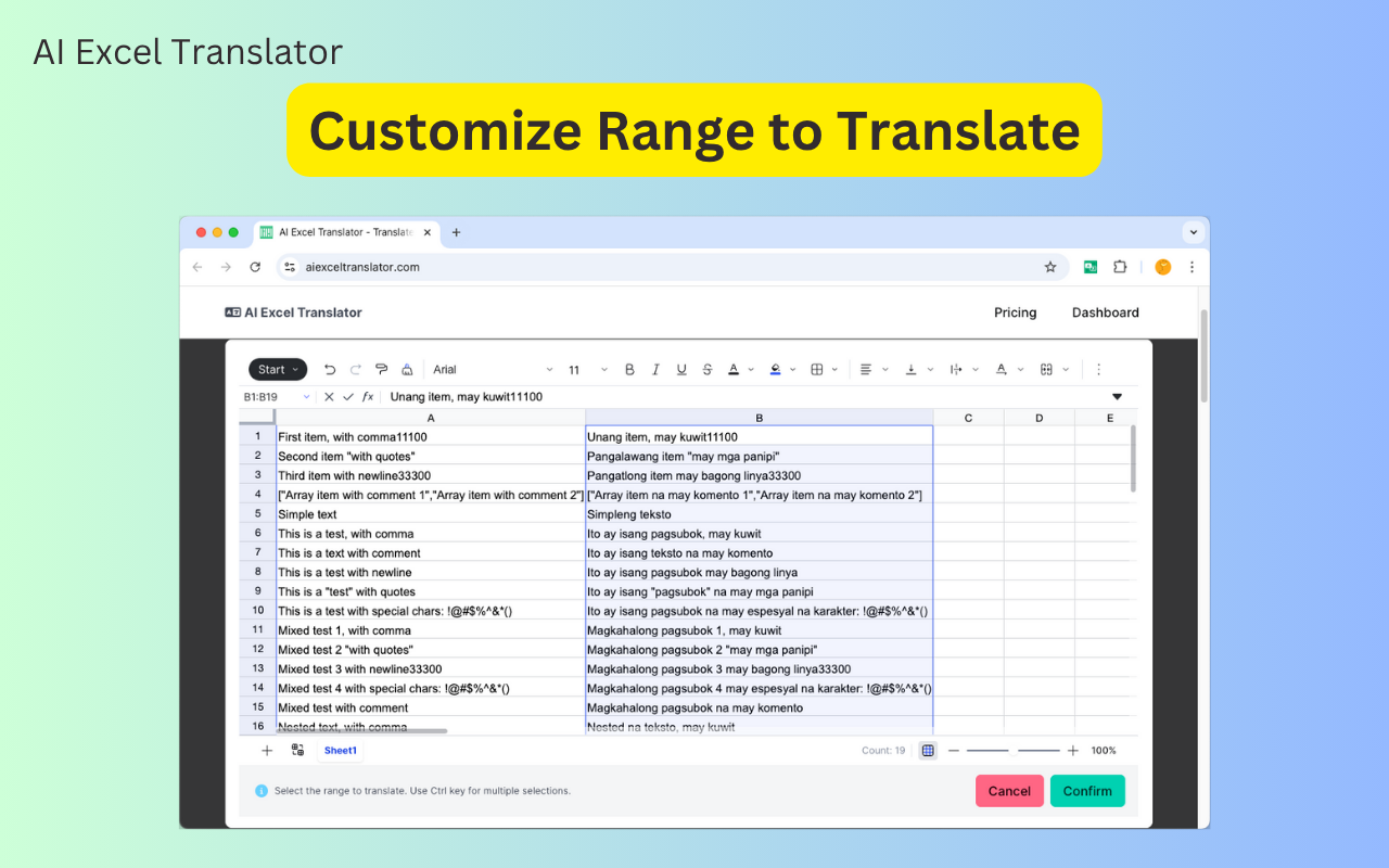 AI Excel Translator image 1