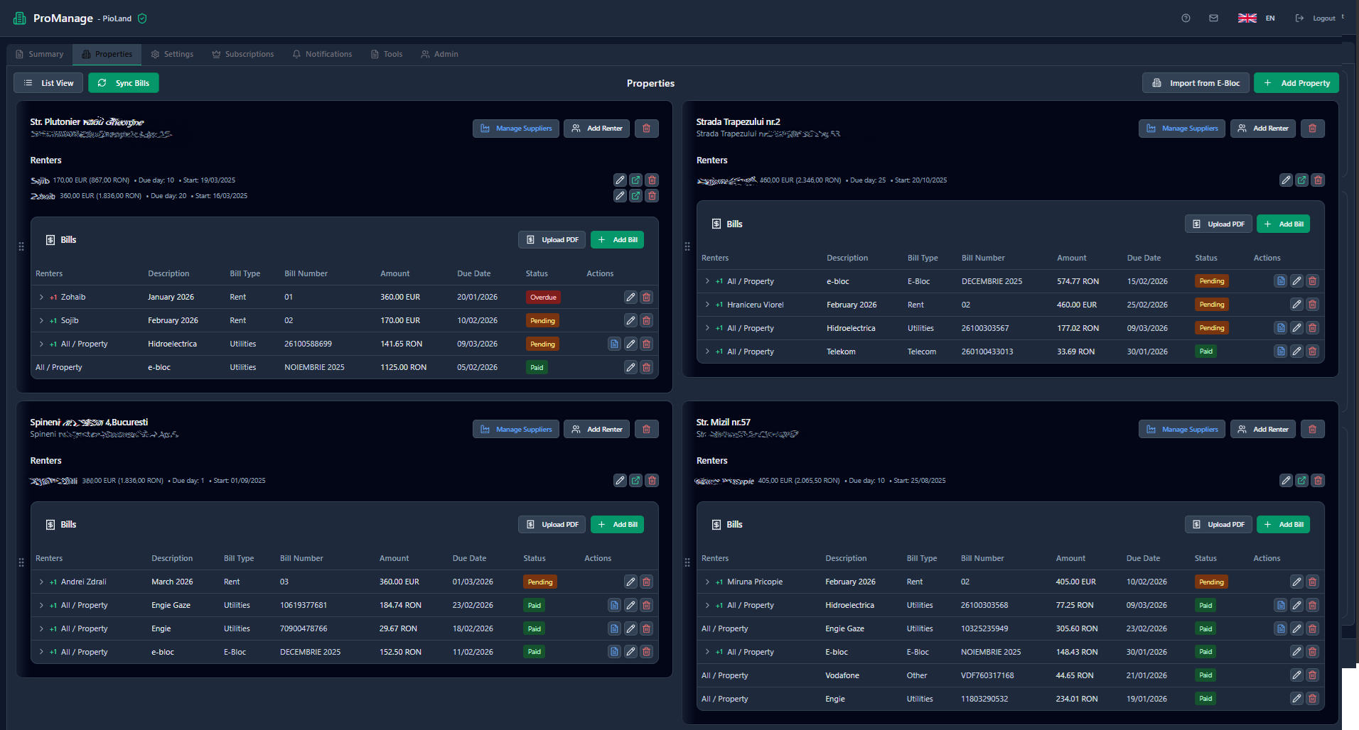 ProManage - Property & Rental Bill Management for Landlords image 2