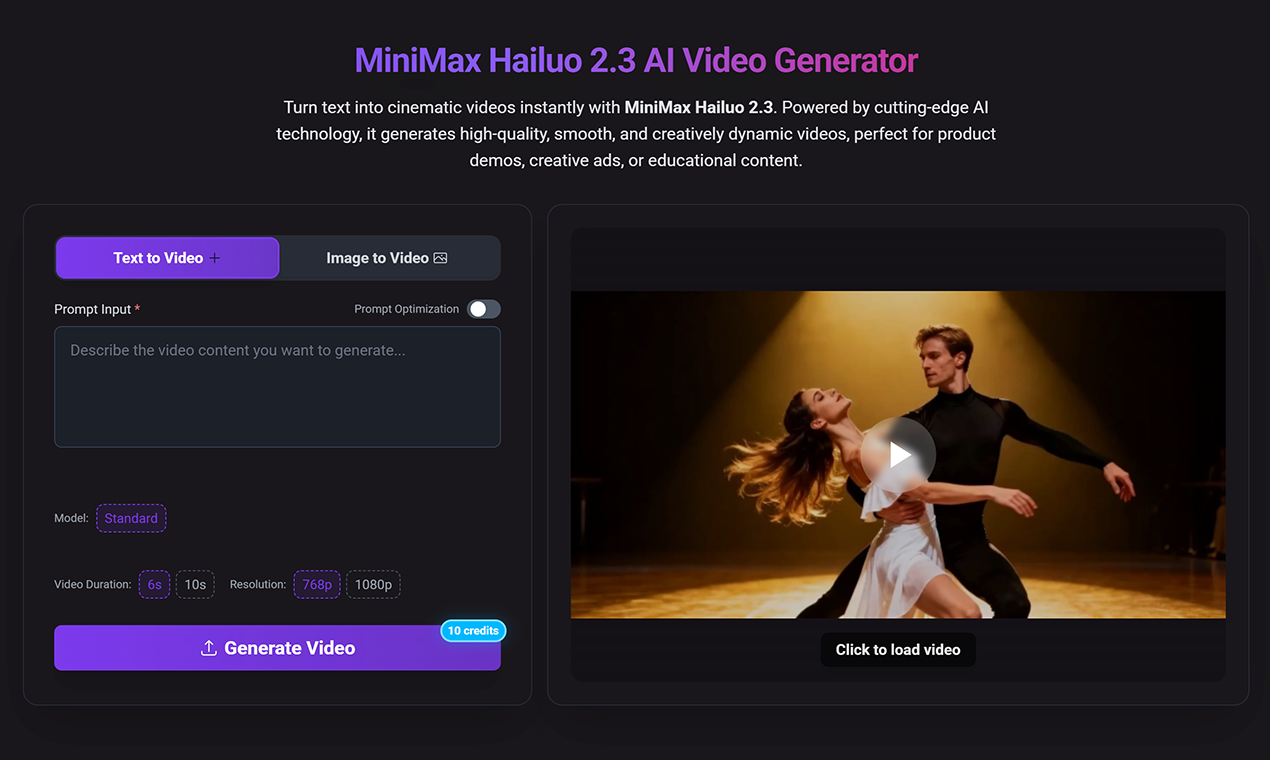 Hailuo 02 AI Video Generator image 1