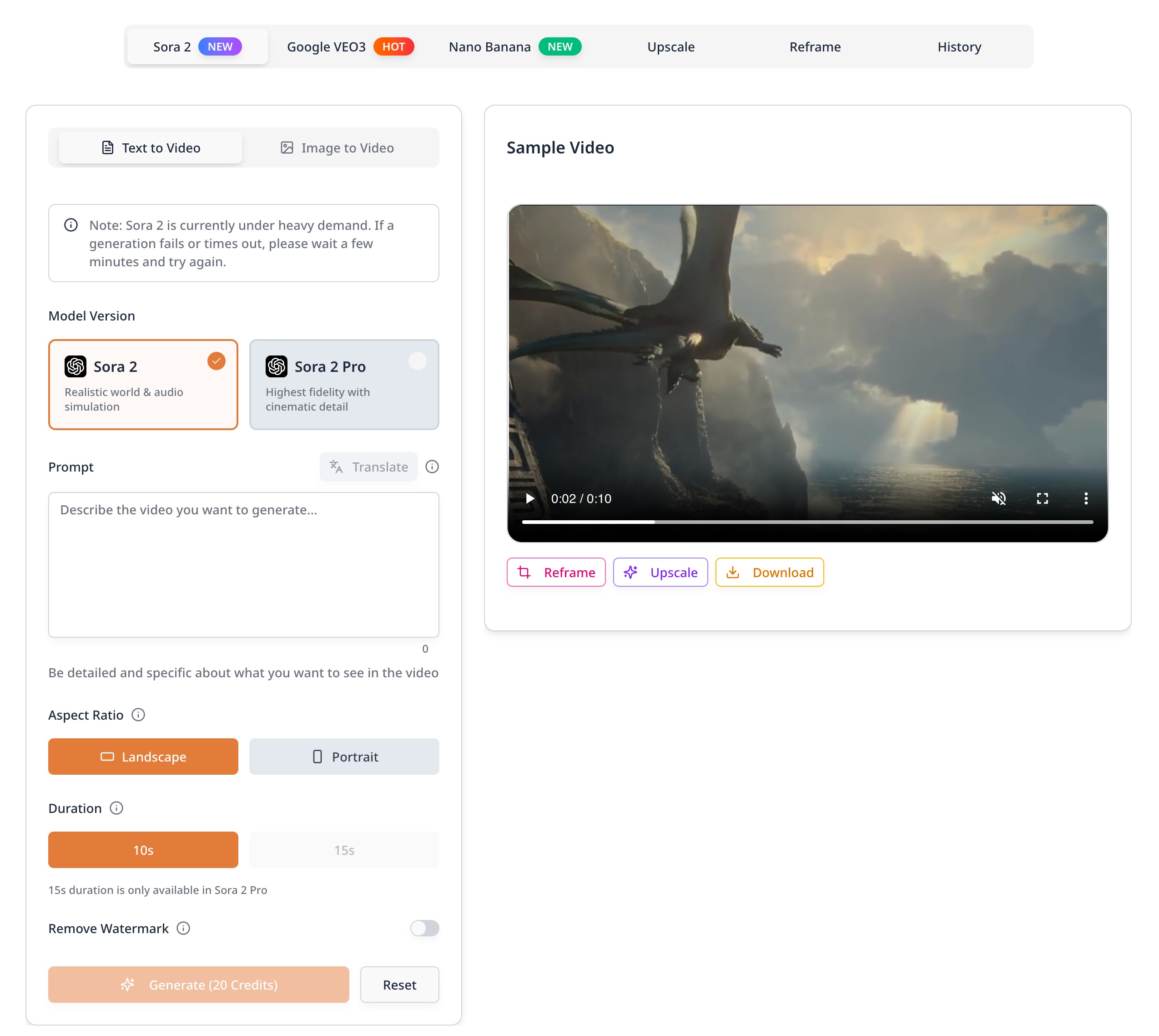 Sora 2 AI Video Generator | Cinematic Text-to-Video image 2