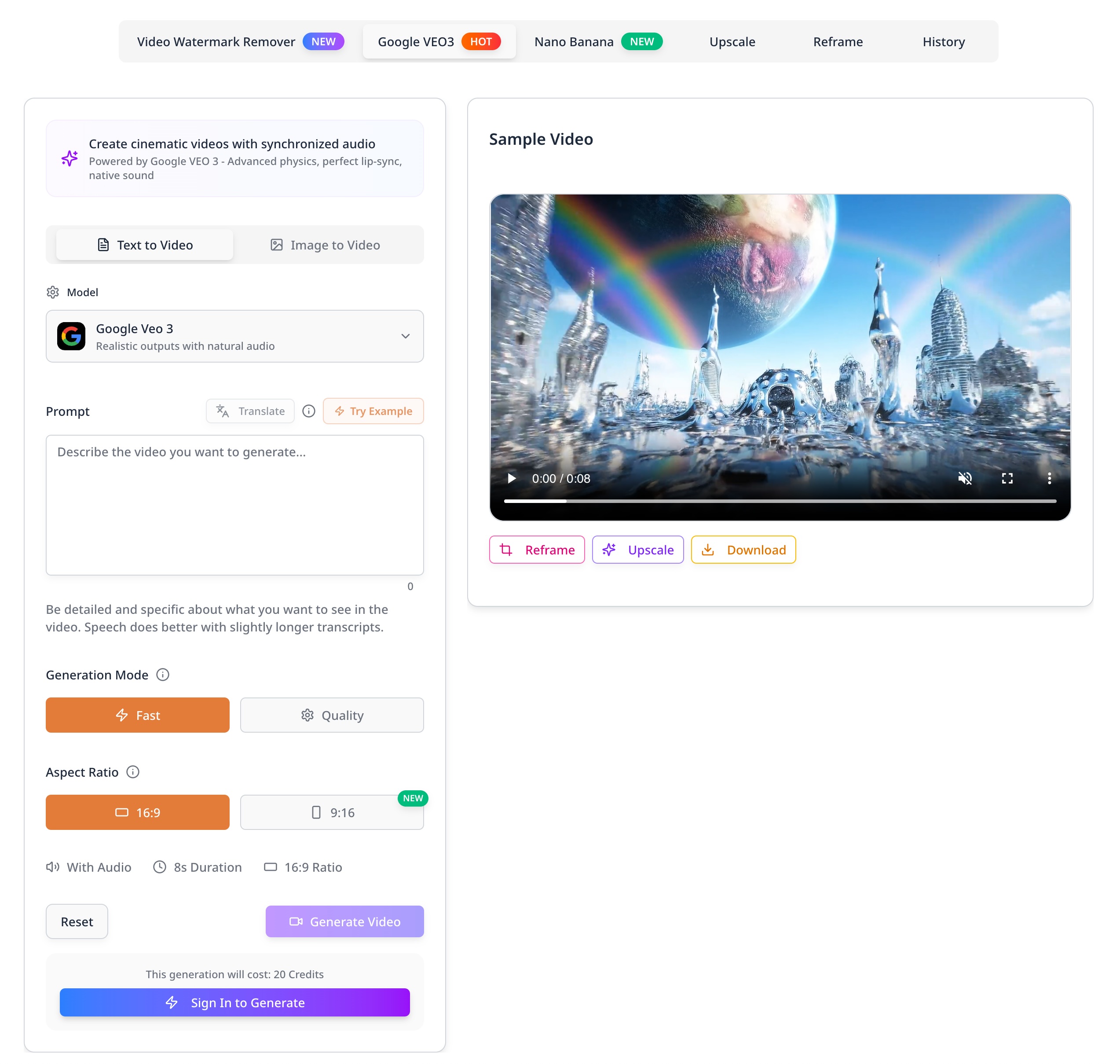 Remove Watermark from Video Online - AI Video Watermark Remover image 3