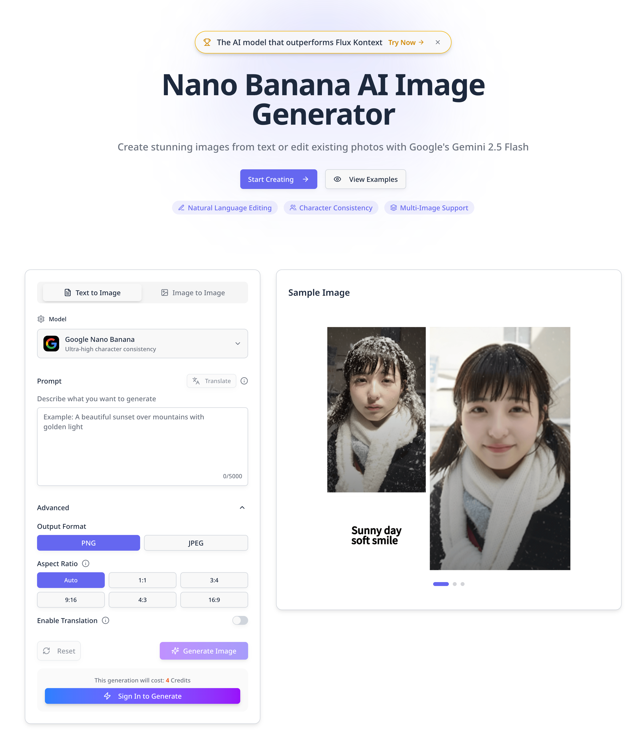 Nano Banana AI — AI Image Generator & Editor image 1