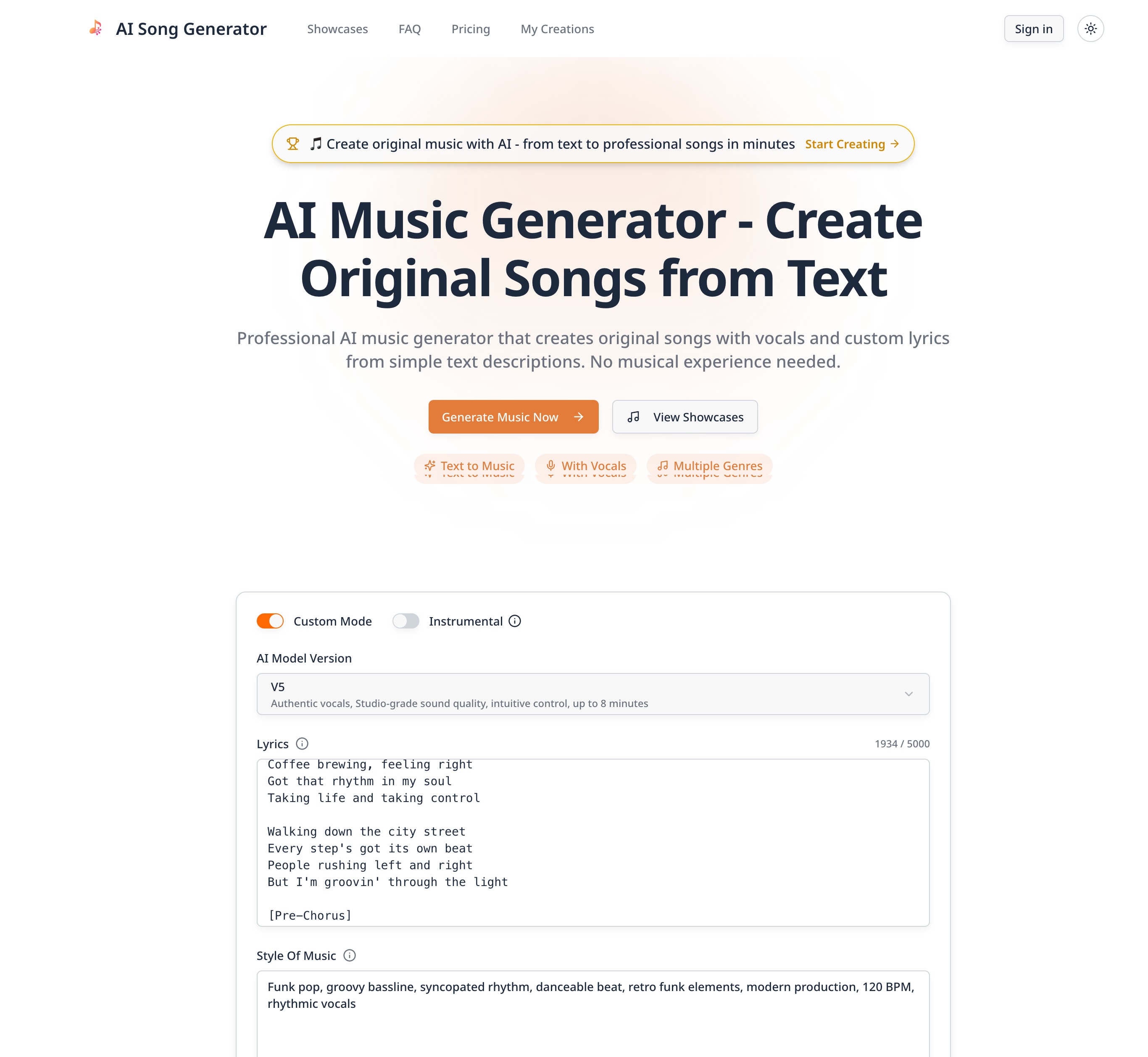 AI Music Generator image 1