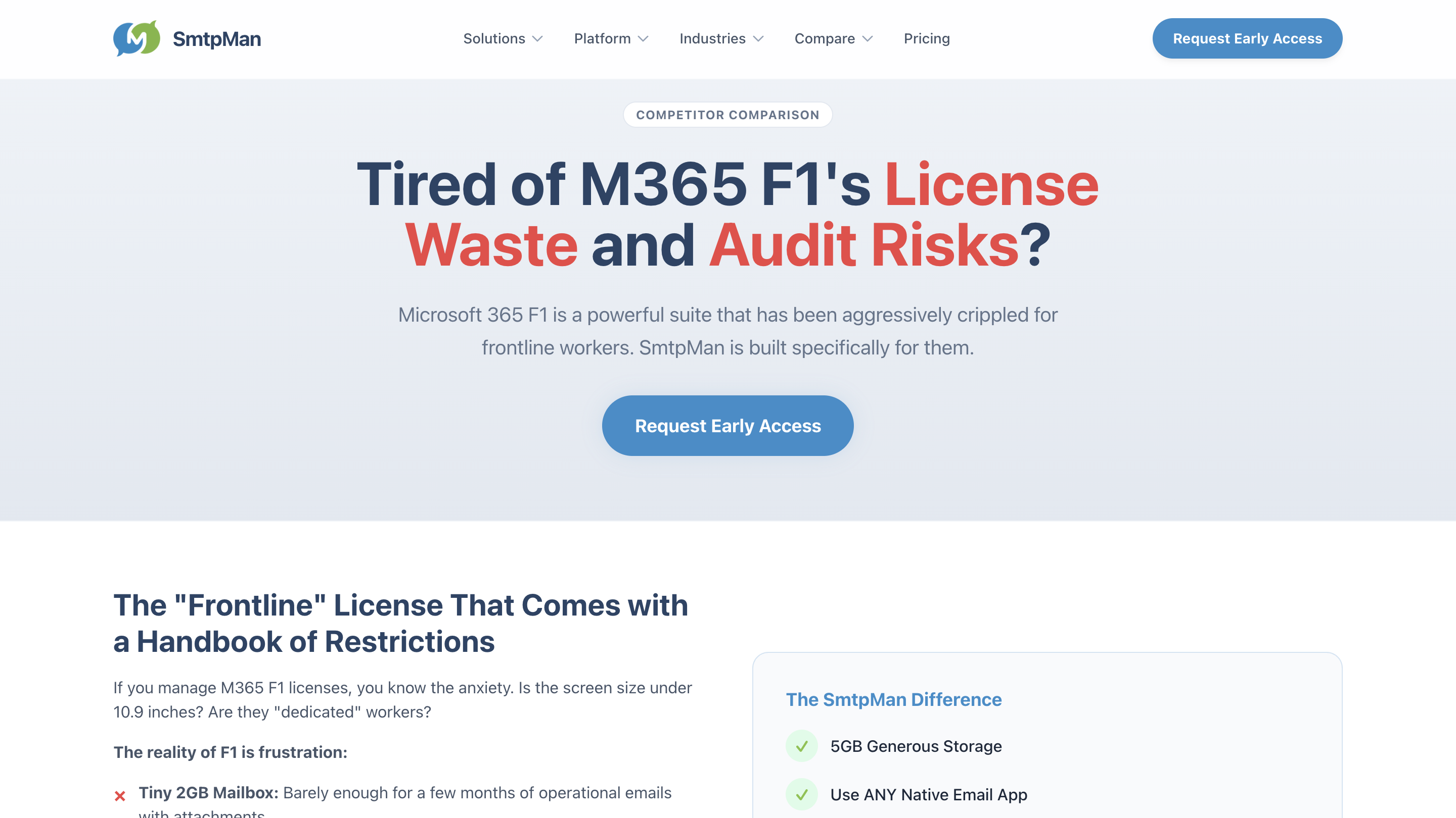 SmtpMan: Elastic Seat Licensing for Frontline Teams | Stop License Waste image 2