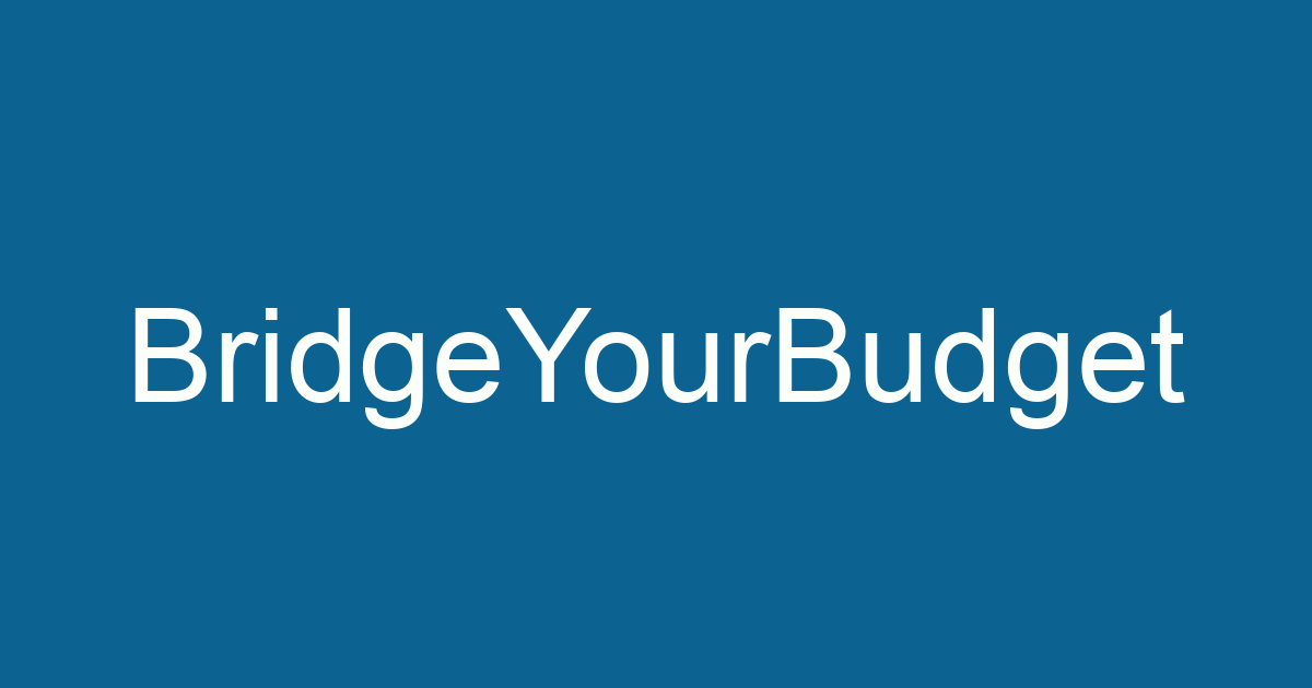 BridgeYourBudget image 1