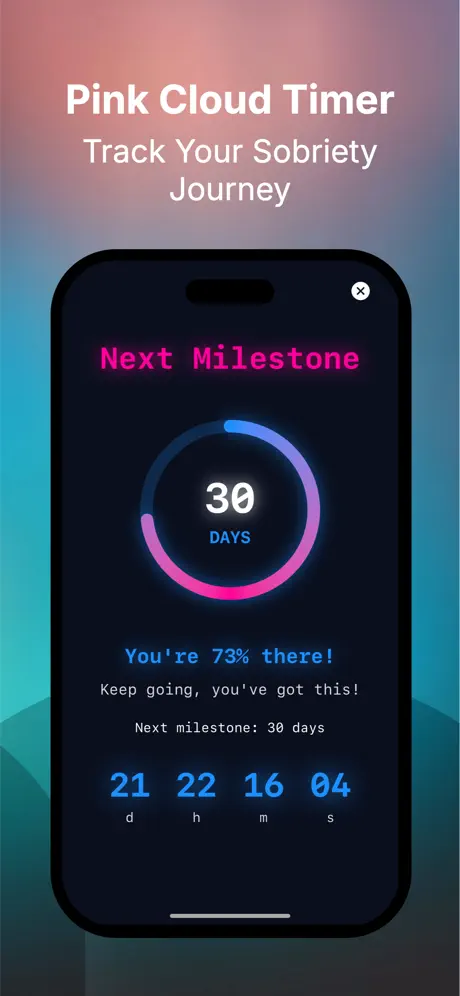 PinkCloud Timer App - App Store image 1