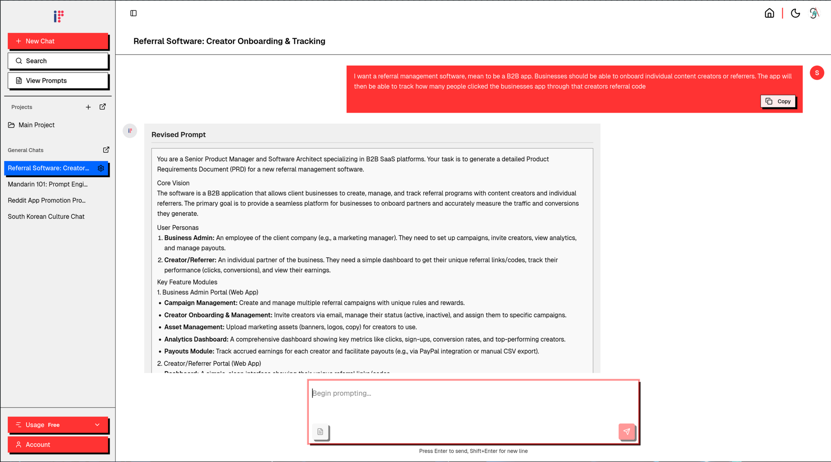 AI Prompt Architecture Tool – Build, Refine, and Reuse Prompts image 3