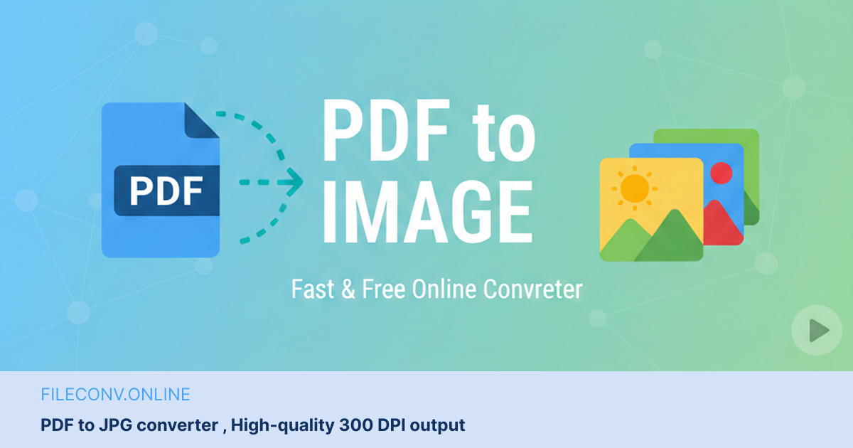 Free PDF to JPG Converter Online - Convert PDF to Image Instantly image 1