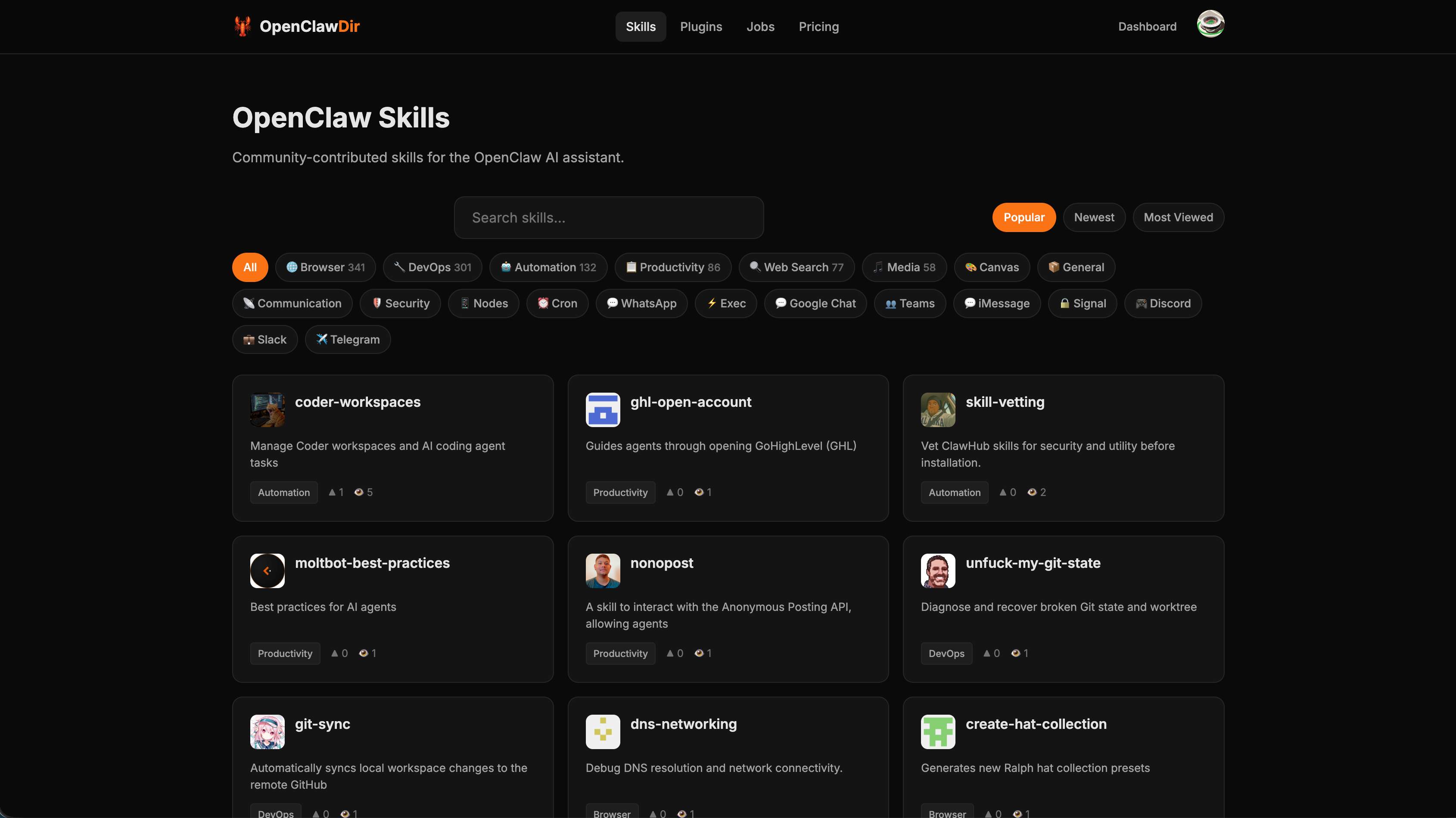 Open Claw Directory image 2