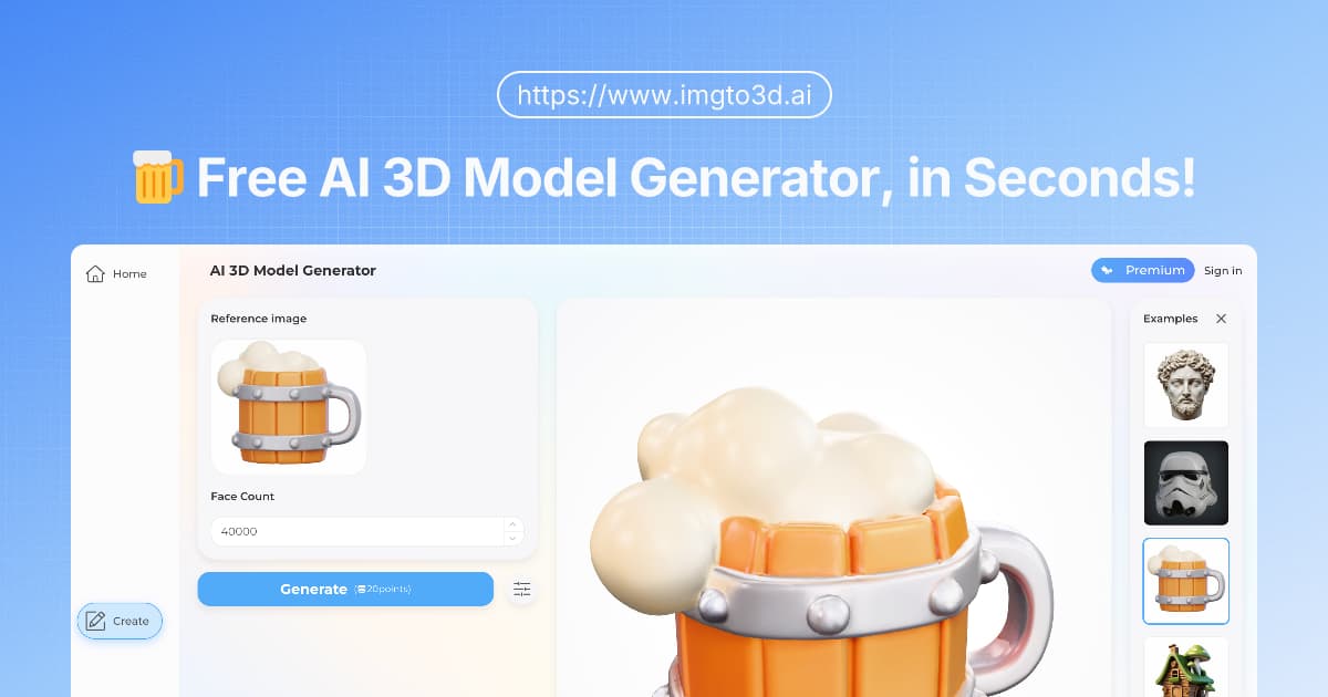 Image to 3D AI image 1